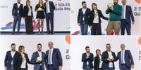 Gala Soles Guía Repsol 2020. 2 Sol collages. Pedro Sánchez