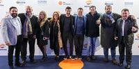 Photocall Gala Soles Guía Repsol 2020. Juanlu Fernández, Pedro Subijana, Eneko Atxa, Oriol Castro y Martín Berasategui