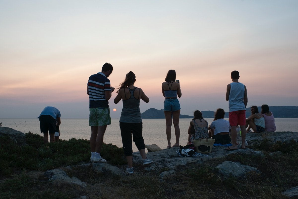 Chiringo do Fonforrón (Playa de Fonforrón): selfies al atardecer Chiringo do Fonforrón (Playa de Fonforrón): selfies al atardecer