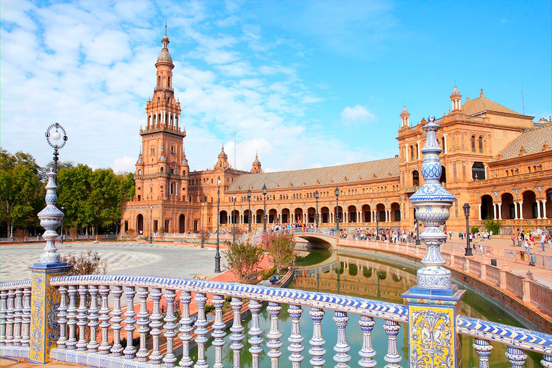 Plaza de España de Sevilla. Plaza de España de Sevilla.