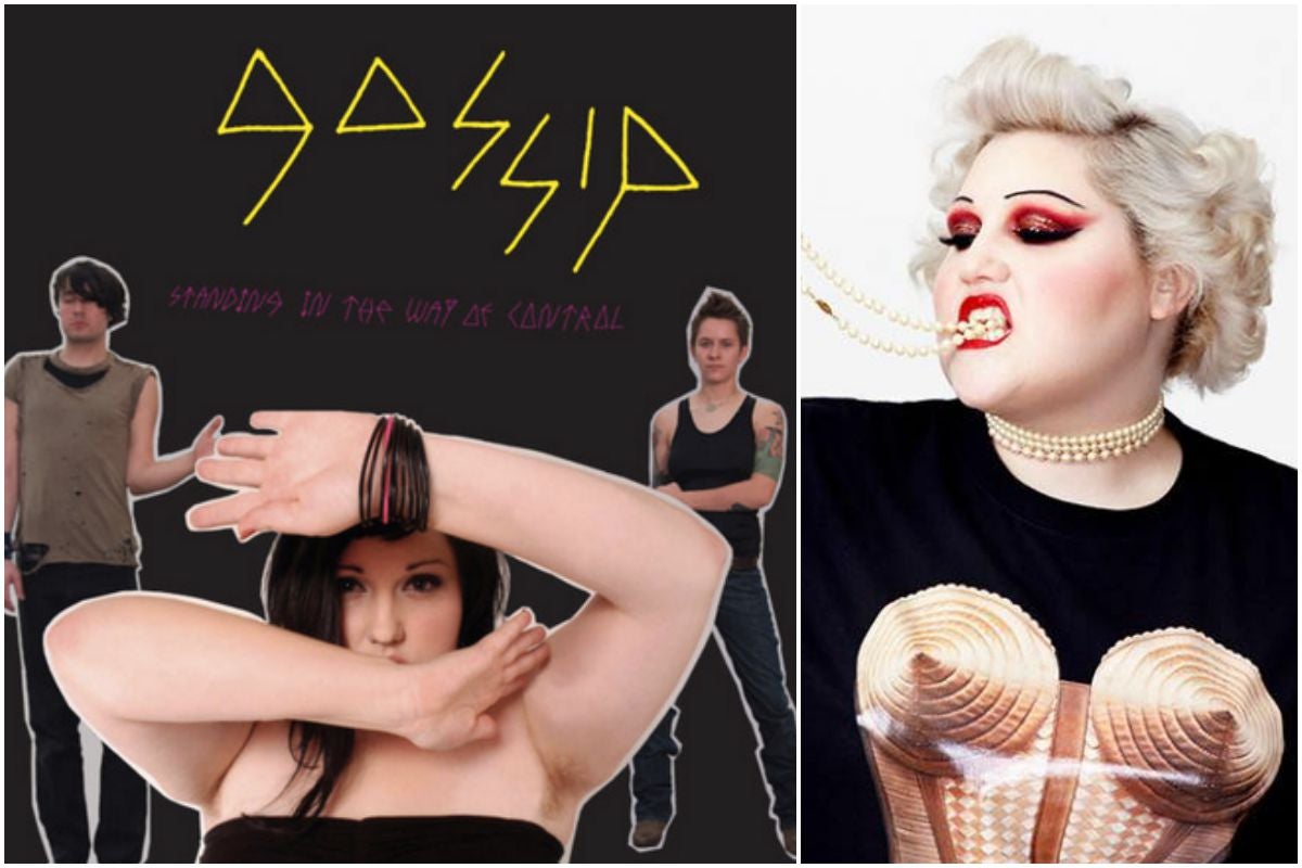Portada del disco de Gossip y una foto reciente de la artista. Fotos: Facebook. Portada del disco de Gossip y una foto reciente de la artista. Fotos: Facebook.