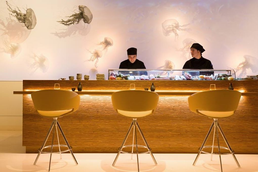 La barra del restaurante 'La Gaia' La barra del restaurante 'La Gaia'