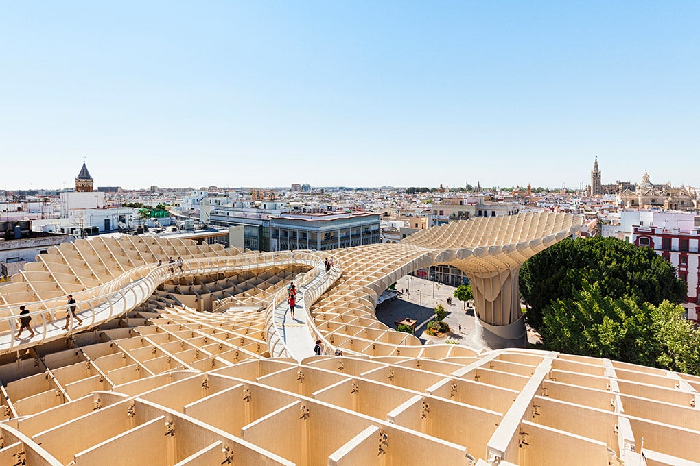 Las Setas, el tercer monumento más visitado de Sevilla. Foto: Metropol Parasol. Las Setas, el tercer monumento más visitado de Sevilla. Foto: Metropol Parasol.