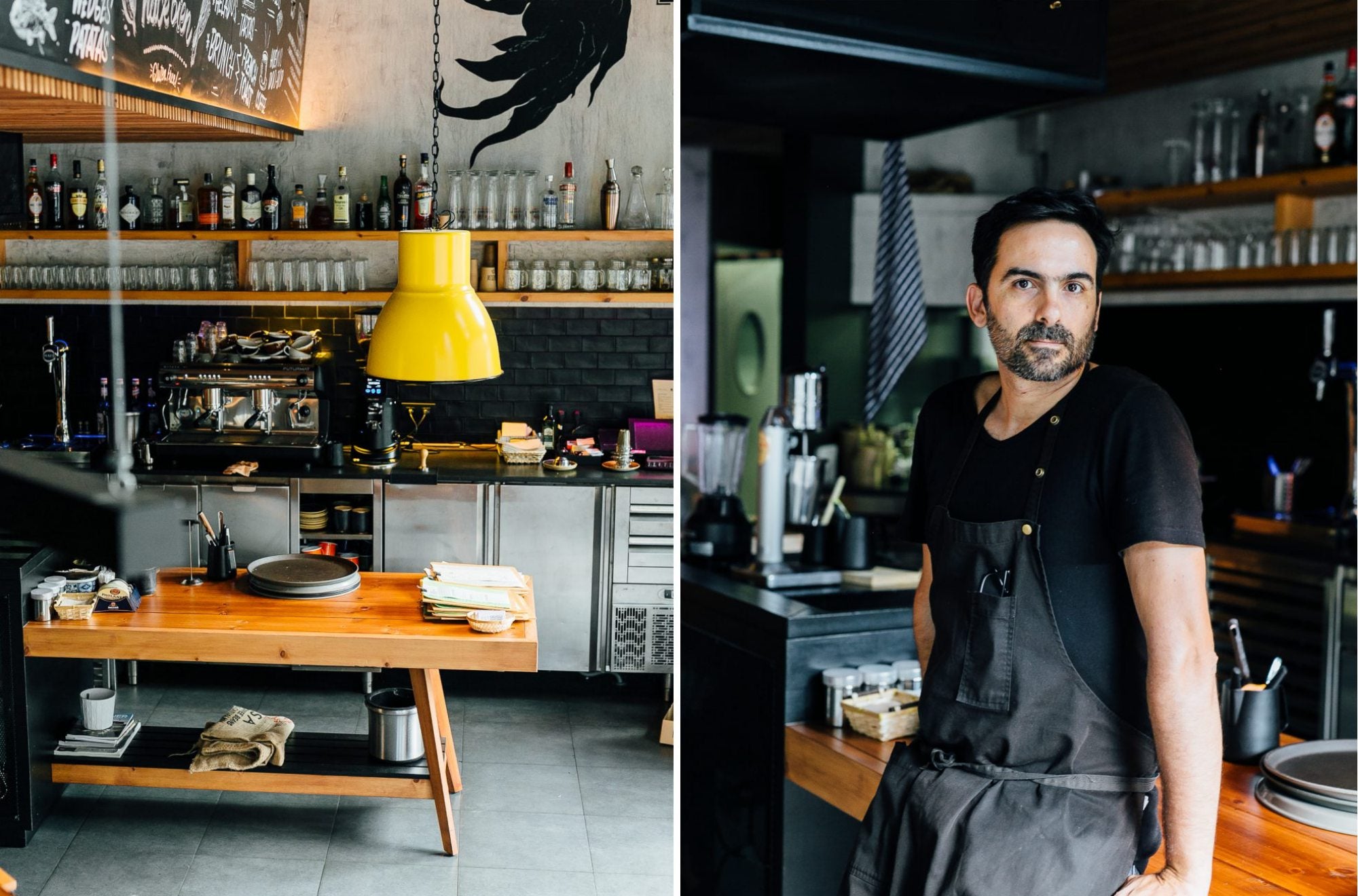 El chef argentino Nico Circo le da un punto casero a todos los platos en un local con estética industrial. Foto: DooBop. El chef argentino Nico Circo le da un punto casero a todos los platos en un local con estética industrial. Foto: DooBop.