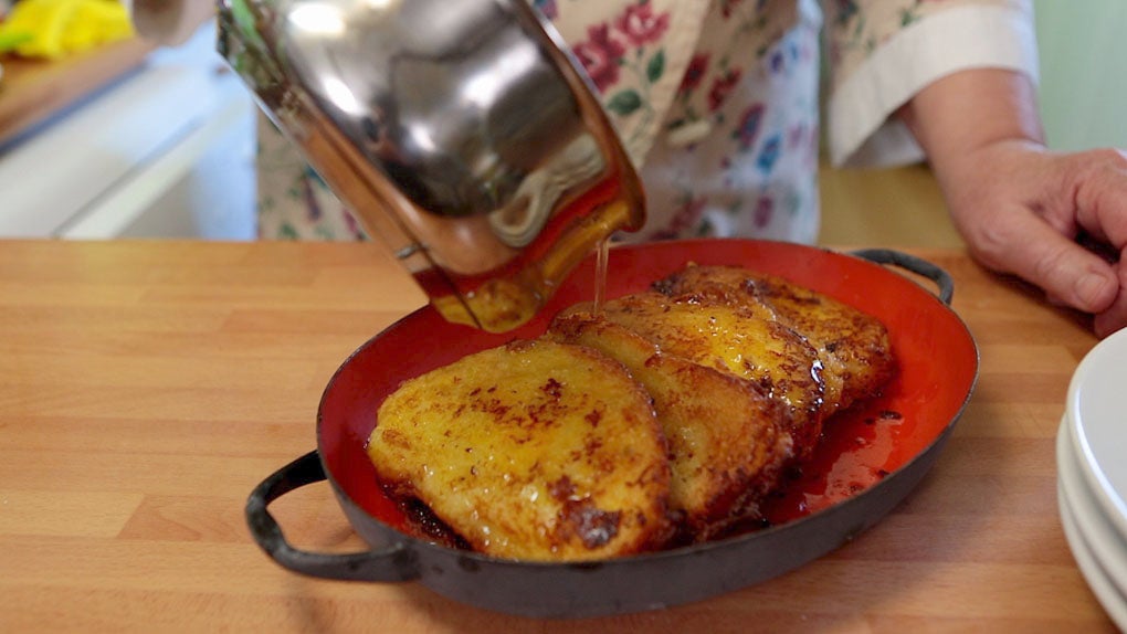 Torrija de Brioche de Algarroba. Torrija de Brioche de Algarroba.