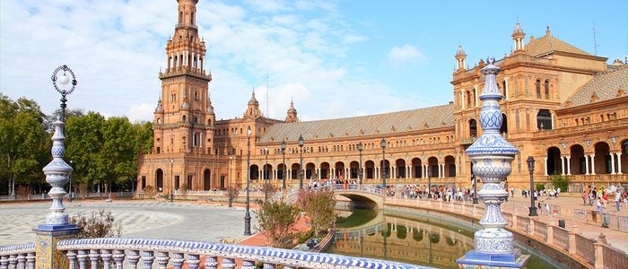 Plaza de España de Sevilla. Plaza de España de Sevilla.