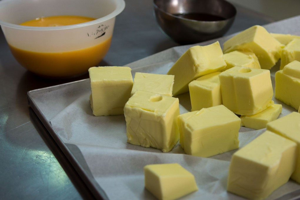 Mantequilla fresquísima como todos los ingredientes que Torreblanca selecciona para hacer su famoso panettone. Mantequilla fresquísima como todos los ingredientes que Torreblanca selecciona para hacer su famoso panettone.