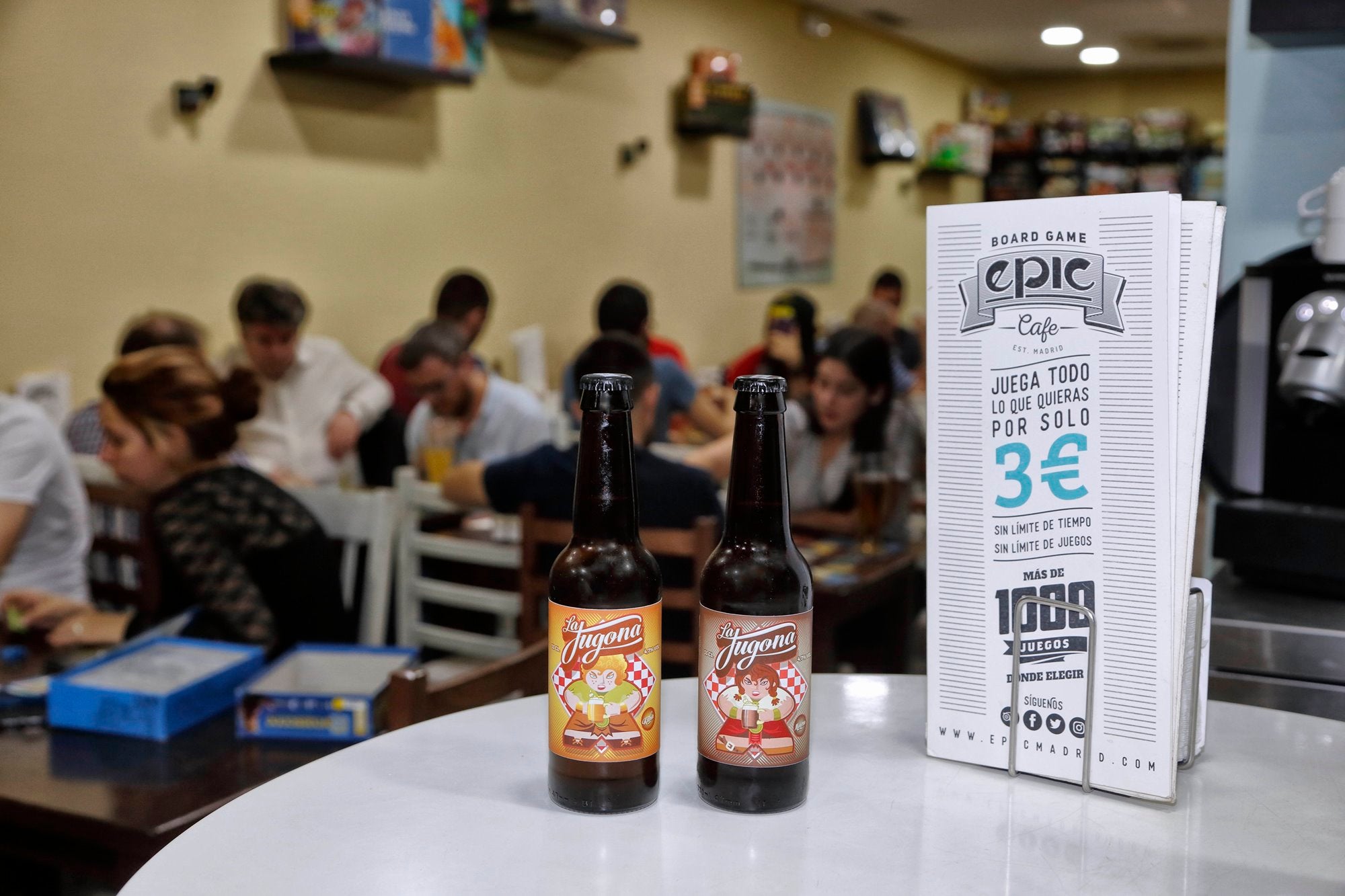 En el 'Epic' tienen su propia marca de cerveza artesanal. En el 'Epic' tienen su propia marca de cerveza artesanal.