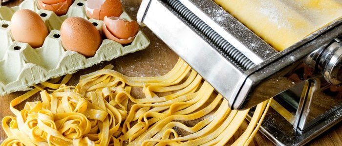 Máquina para hacer pasta fresca. Máquina para hacer pasta fresca.