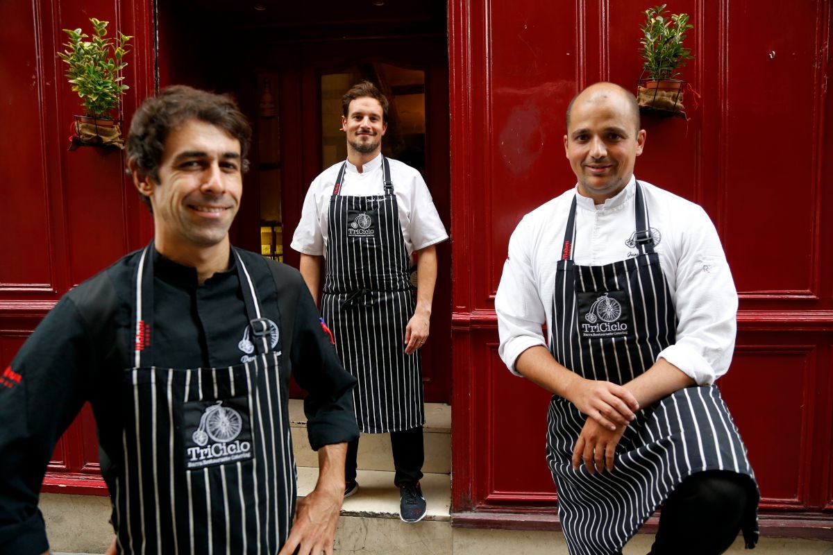 El equipo de 'Triciclo'. El equipo de 'Triciclo'.