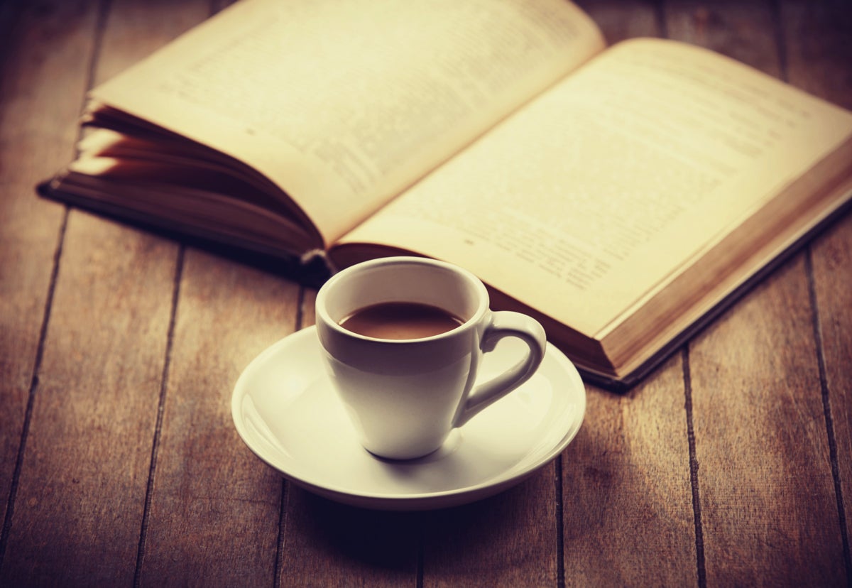 Café con libro.