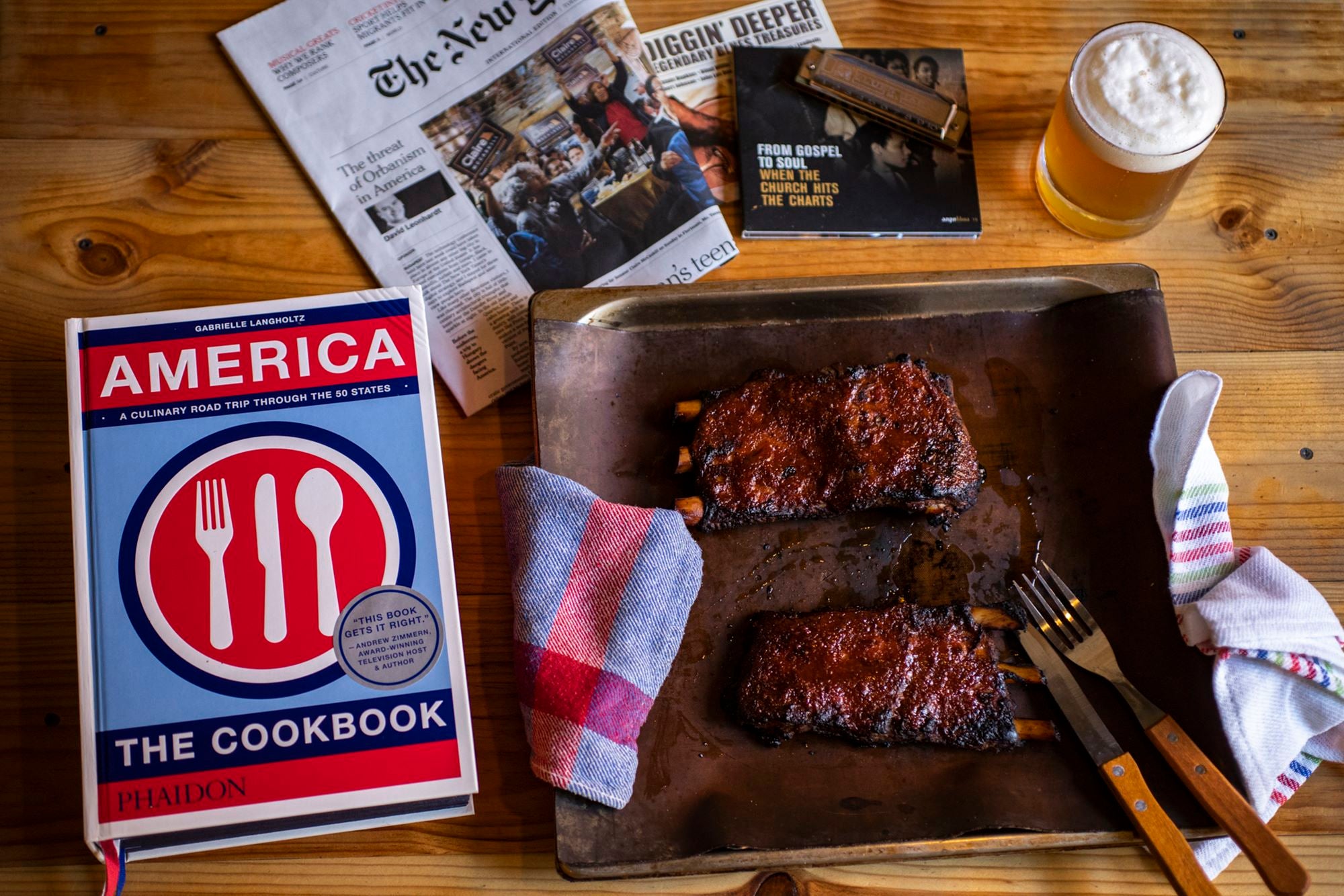 'America: The Cookbook', de Gabrielle Langholtz, editado por Phaidon. 'America: The Cookbook', de Gabrielle Langholtz, editado por Phaidon.