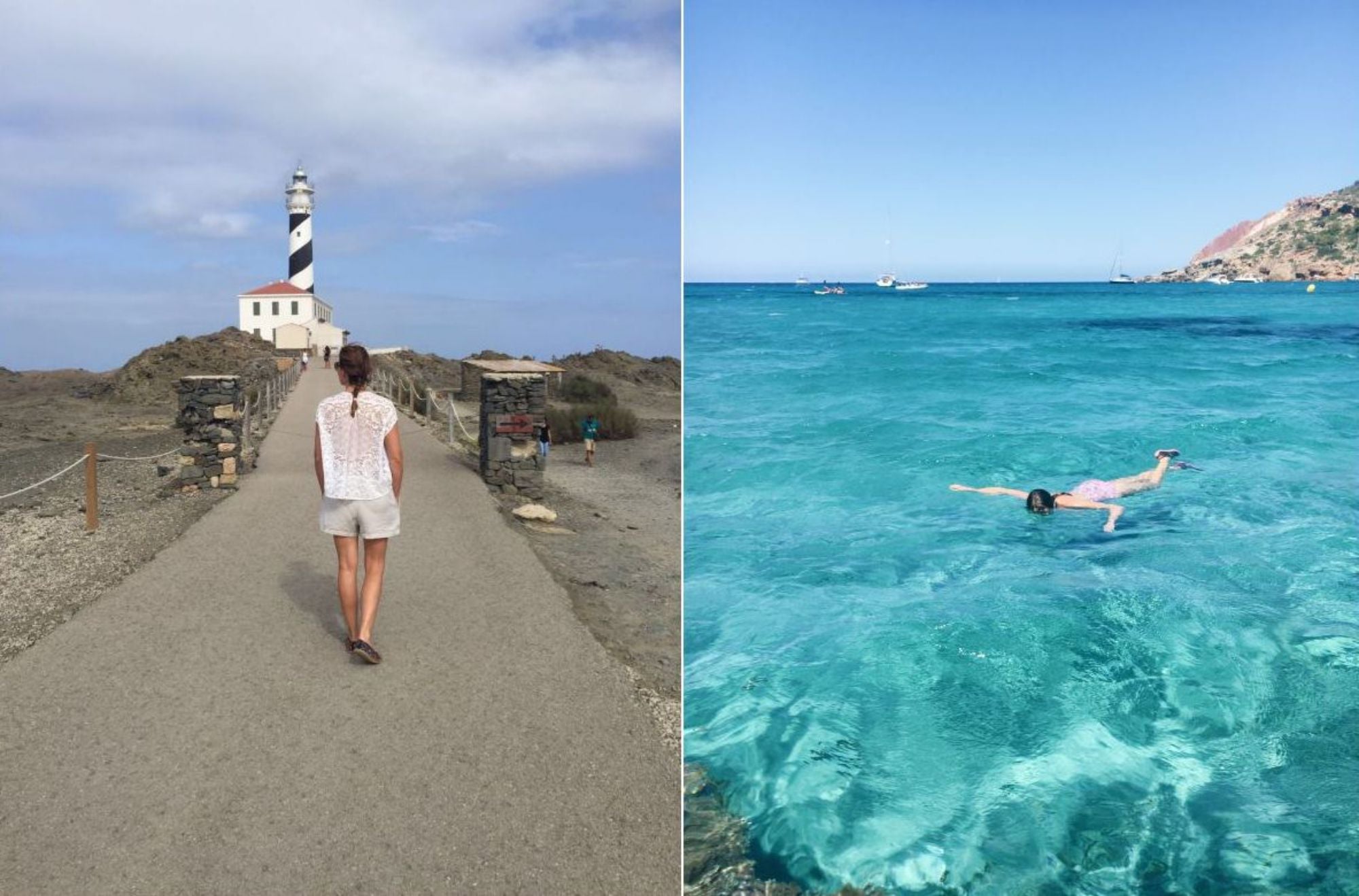 Menorca es otro de esos lugares que las enamora y a donde, cada vez que pueden, se escapan. Foto: Três Studio. Menorca es otro de esos lugares que las enamora y a donde, cada vez que pueden, se escapan. Foto: Três Studio.