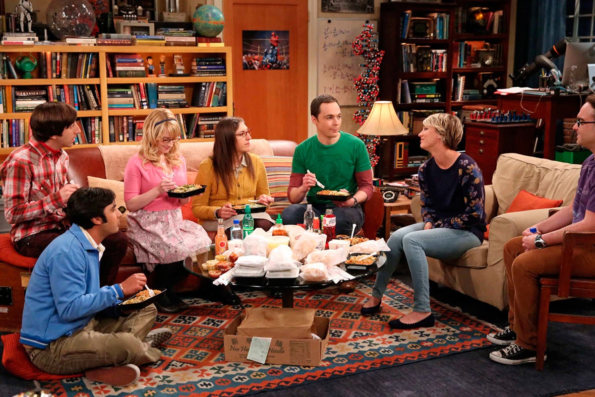 Famosas las cenas de 'The Big Bang Theory'.