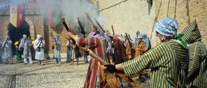 Fiesta de moros y cristianos en Altea. Fiesta de moros y cristianos en Altea.