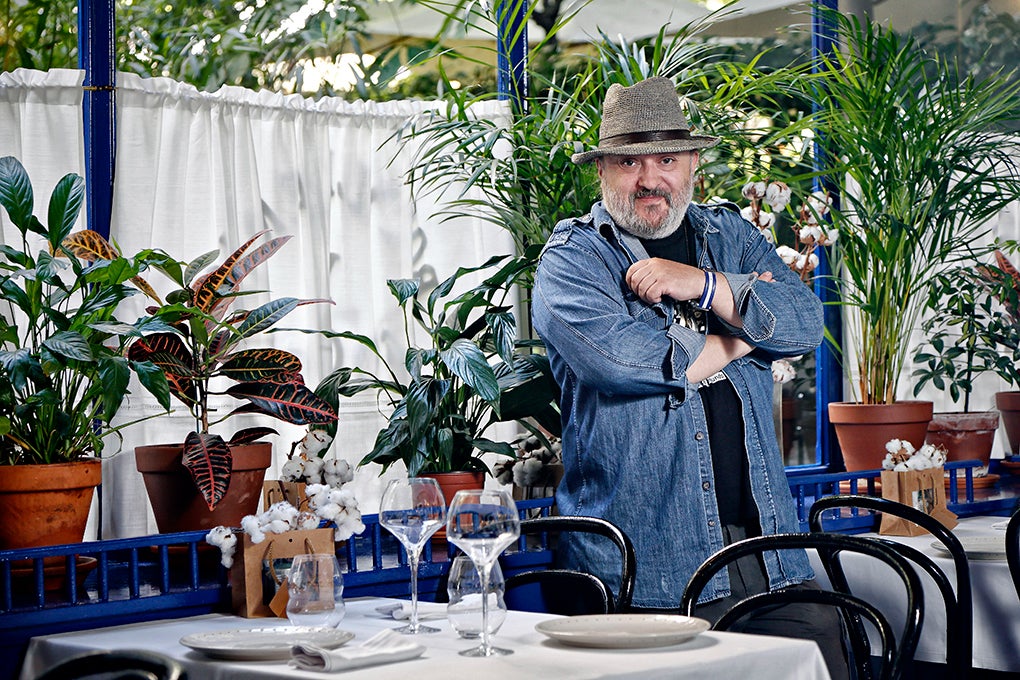 Sacha en su restaurante homónimo. Foto: Roberto Ranero. Sacha en su restaurante homónimo. Foto: Roberto Ranero.