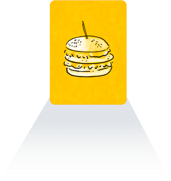 señal de fast food